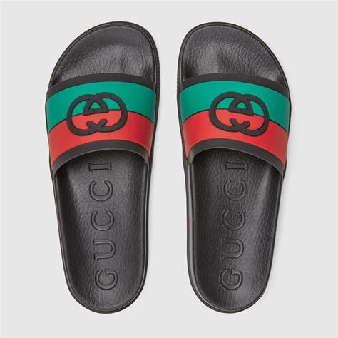 red men gucci slides|fluffy gucci slides.